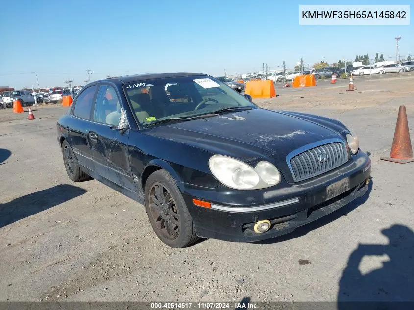 2005 Hyundai Sonata Gls/Lx VIN: KMHWF35H65A145842 Lot: 40514517