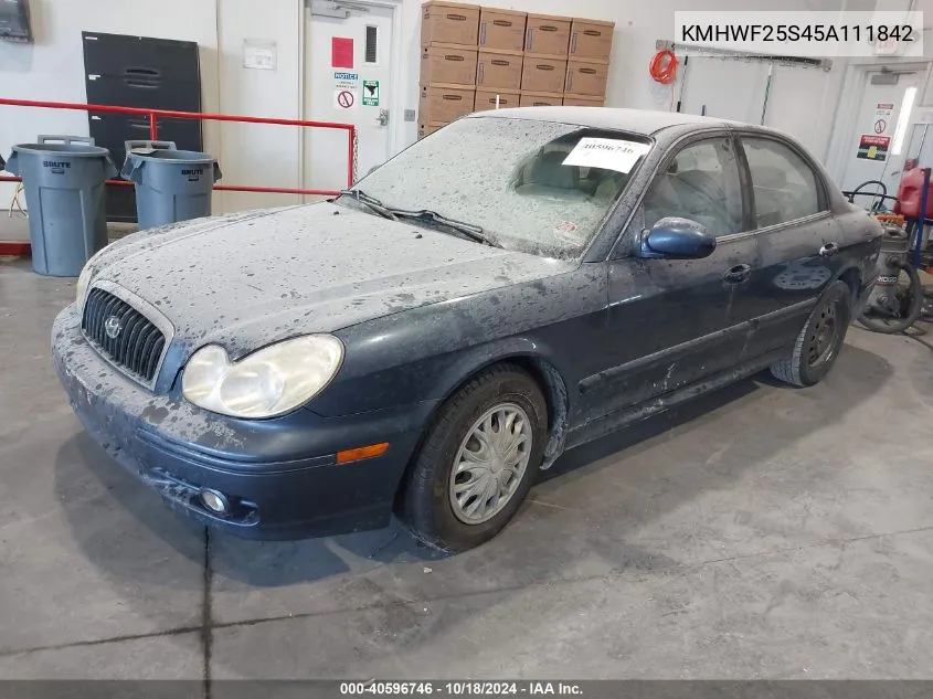 KMHWF25S45A111842 2005 Hyundai Sonata Gl