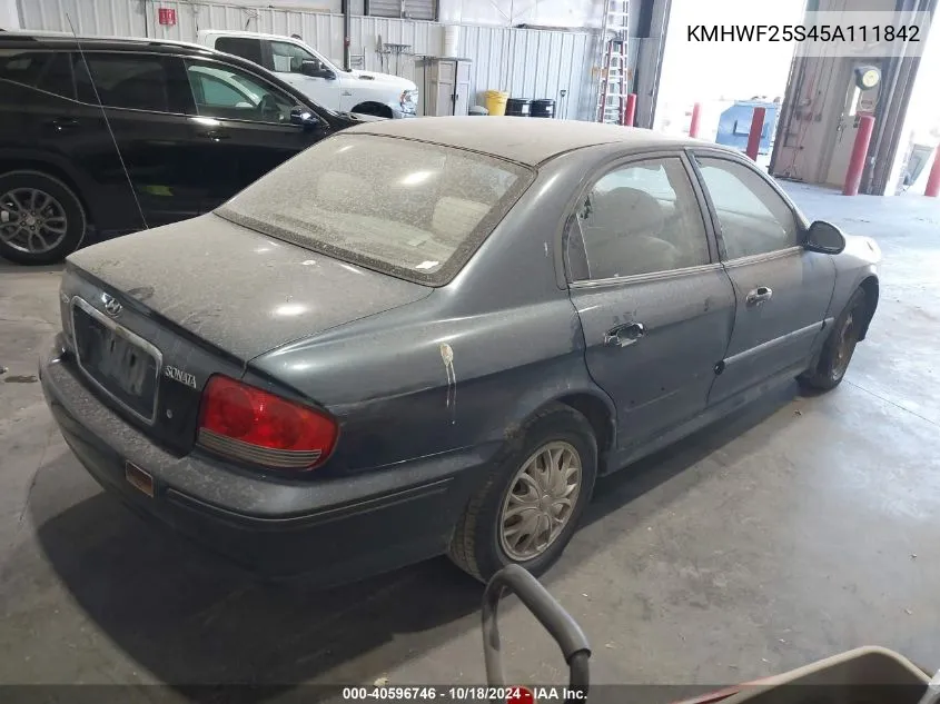 KMHWF25S45A111842 2005 Hyundai Sonata Gl