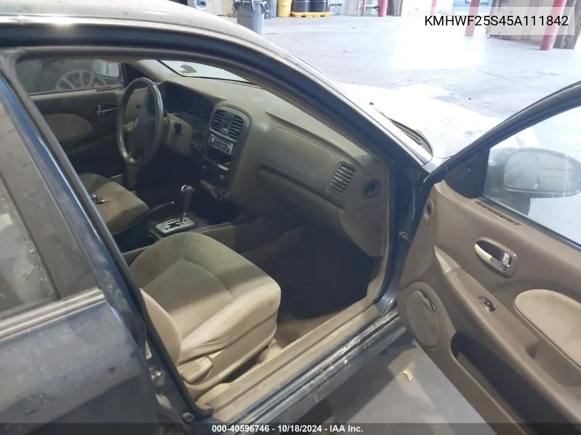 KMHWF25S45A111842 2005 Hyundai Sonata Gl