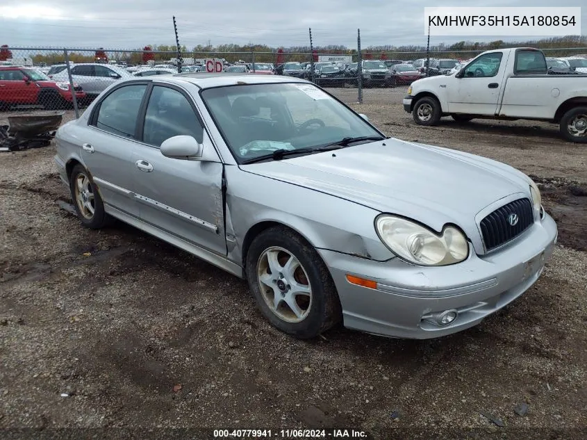 2005 Hyundai Sonata Gls/Lx VIN: KMHWF35H15A180854 Lot: 40779941