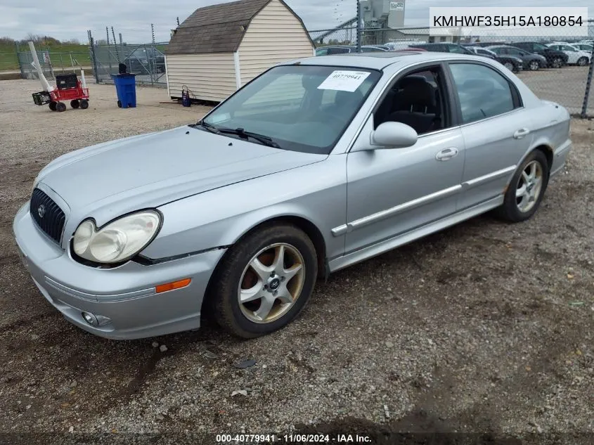 2005 Hyundai Sonata Gls/Lx VIN: KMHWF35H15A180854 Lot: 40779941