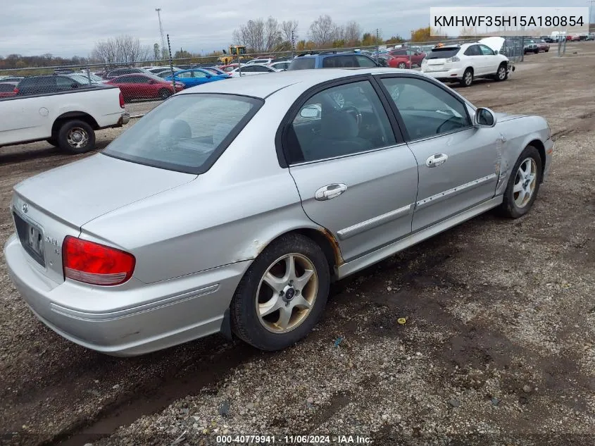 2005 Hyundai Sonata Gls/Lx VIN: KMHWF35H15A180854 Lot: 40779941