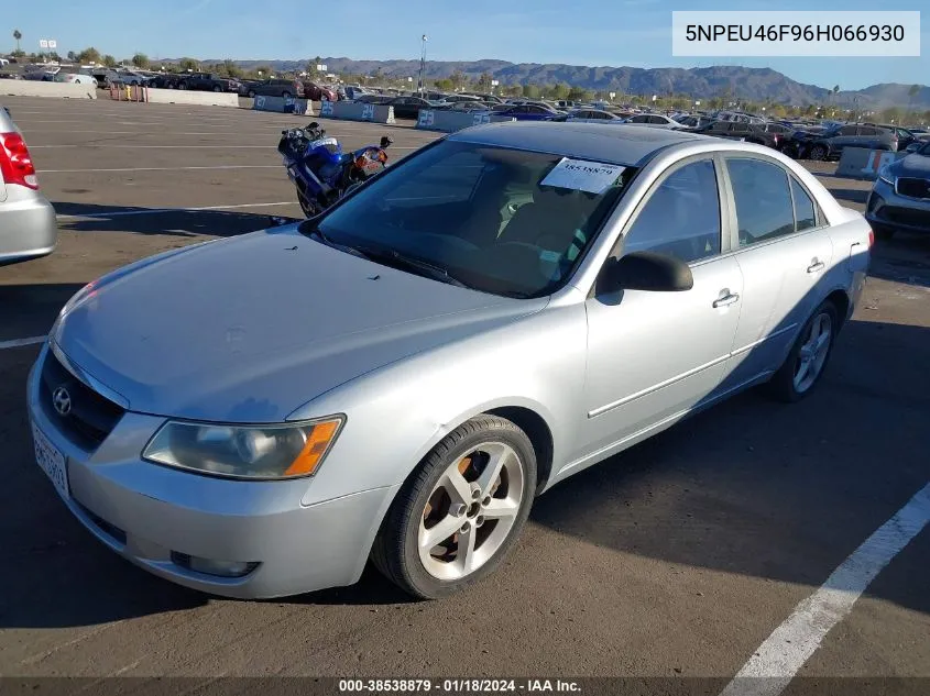 2006 Hyundai Sonata Gls V6/Lx V6 VIN: 5NPEU46F96H066930 Lot: 39915306