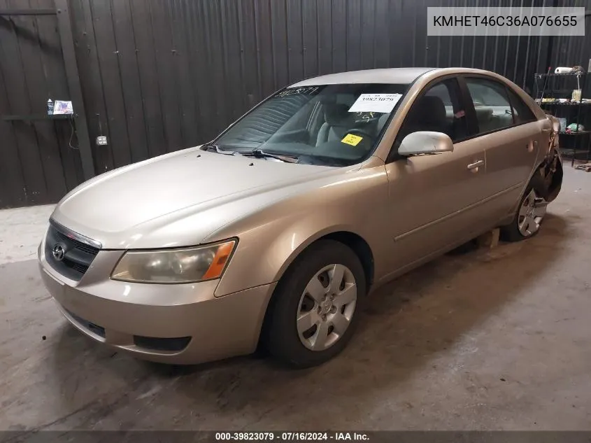 KMHET46C36A076655 2006 Hyundai Sonata Gl