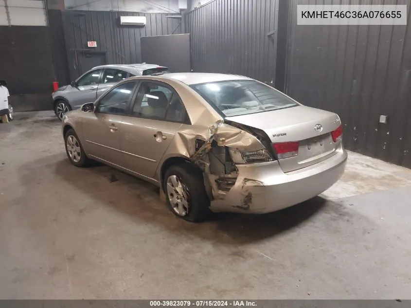 KMHET46C36A076655 2006 Hyundai Sonata Gl