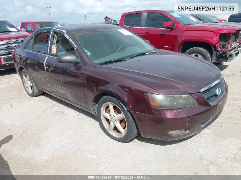 2006 Hyundai Sonata Gls V6/Lx V6 VIN: 5NPEU46F26H112159 Lot: 39842797