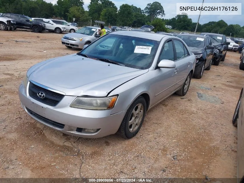 2006 Hyundai Sonata Gls VIN: 5NPEU46C26H176126 Lot: 39909856