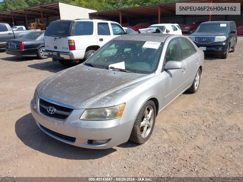 2006 Hyundai Sonata Gls V6/Lx V6 VIN: 5NPEU46F26H064162 Lot: 40143047