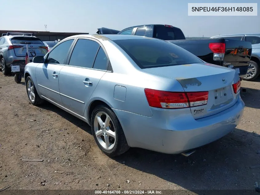 5NPEU46F36H148085 2006 Hyundai Sonata Gls V6/Lx V6