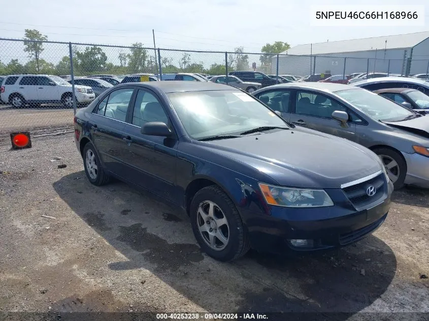 5NPEU46C66H168966 2006 Hyundai Sonata Gls