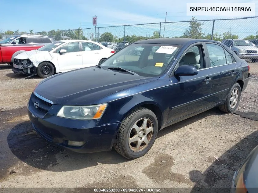 2006 Hyundai Sonata Gls VIN: 5NPEU46C66H168966 Lot: 40253238