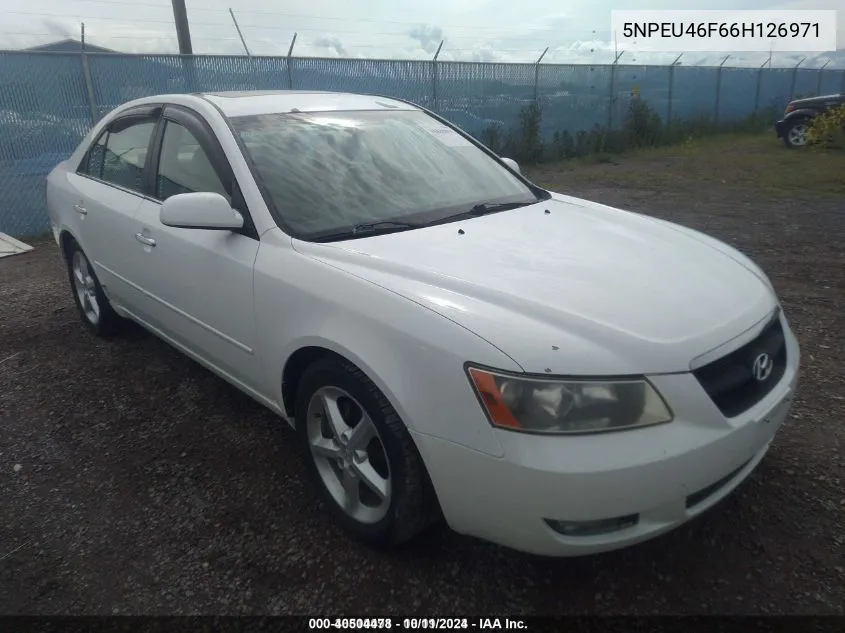 2006 Hyundai Sonata VIN: 5NPEU46F66H126971 Lot: 40504478