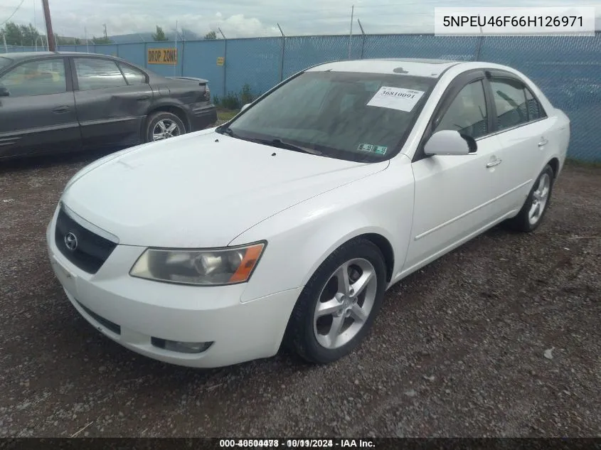 2006 Hyundai Sonata VIN: 5NPEU46F66H126971 Lot: 40504478