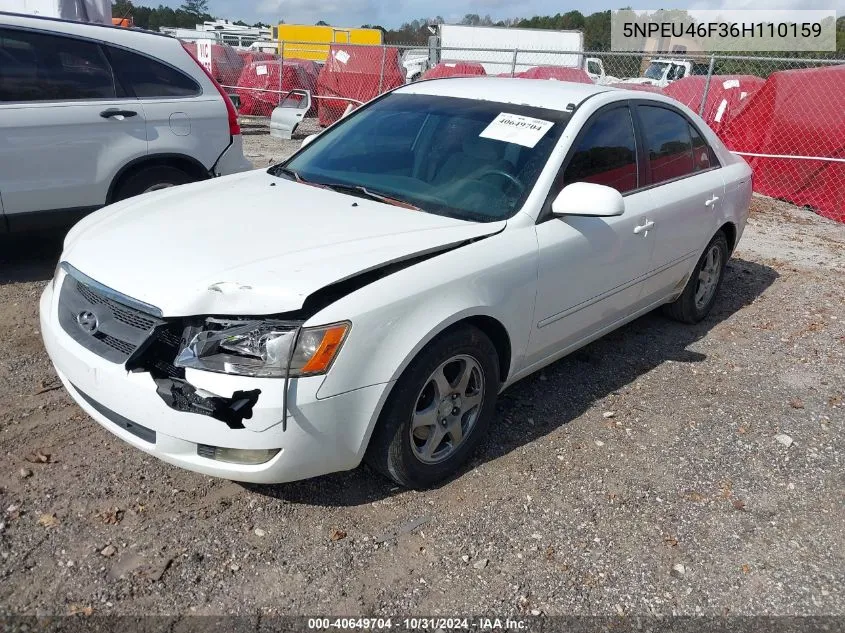 2006 Hyundai Sonata Gls V6/Lx V6 VIN: 5NPEU46F36H110159 Lot: 40649704