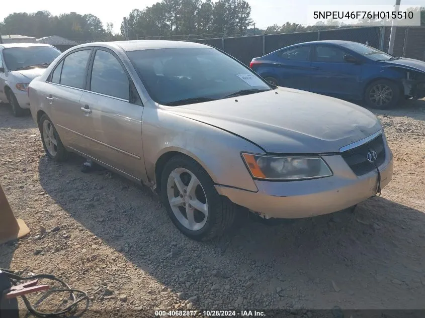 2006 Hyundai Sonata Gls V6/Lx V6 VIN: 5NPEU46F76H015510 Lot: 40682877