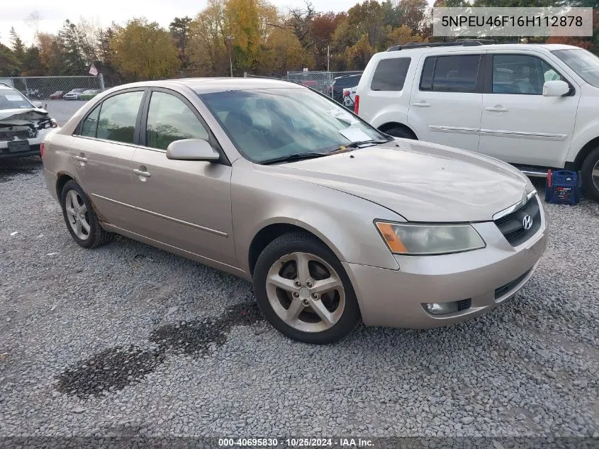 2006 Hyundai Sonata Gls V6/Lx V6 VIN: 5NPEU46F16H112878 Lot: 40695830