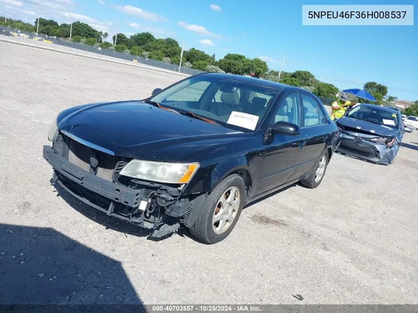 2006 Hyundai Sonata Gls V6/Lx V6 VIN: 5NPEU46F36H008537 Lot: 40703557