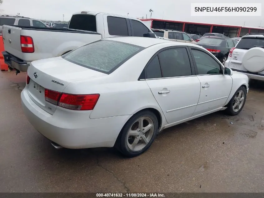 2006 Hyundai Sonata Gls V6/Lx V6 VIN: 5NPEU46F56H090299 Lot: 40741632