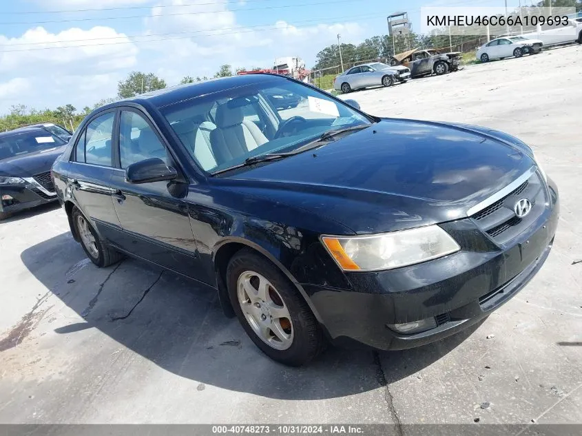 2006 Hyundai Sonata Gls VIN: KMHEU46C66A109693 Lot: 40748273