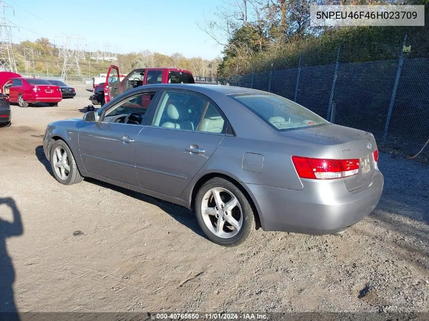 2006 Hyundai Sonata Gls V6/Lx V6 VIN: 5NPEU46F46H023709 Lot: 40765650