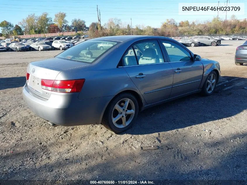 2006 Hyundai Sonata Gls V6/Lx V6 VIN: 5NPEU46F46H023709 Lot: 40765650