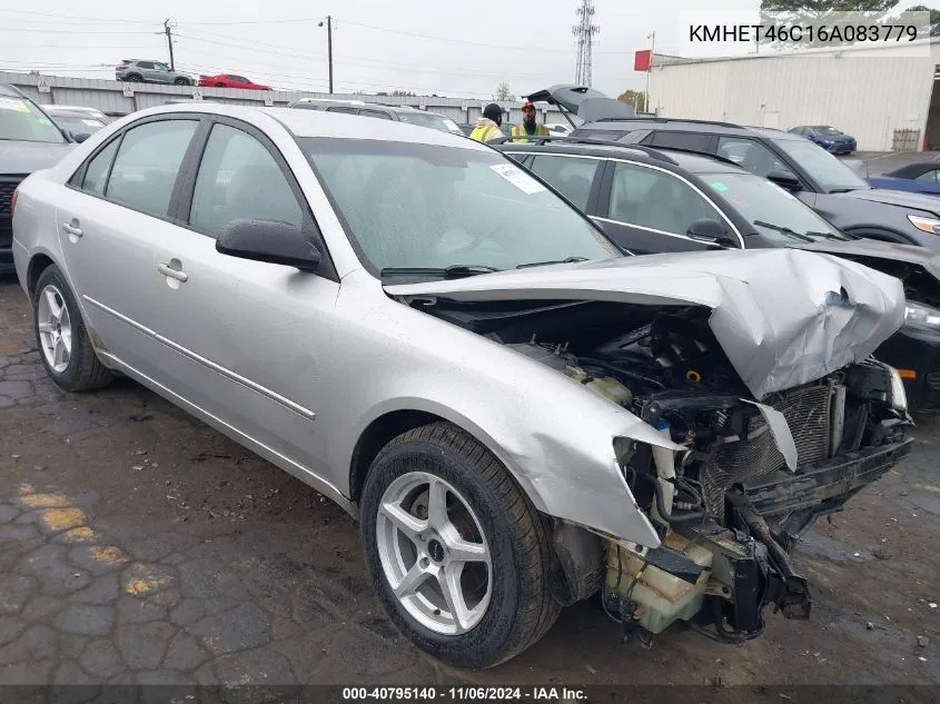 2006 Hyundai Sonata Gl VIN: KMHET46C16A083779 Lot: 40795140