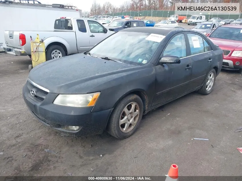 2006 Hyundai Sonata Gls VIN: KMHEU46C26A130539 Lot: 40800630