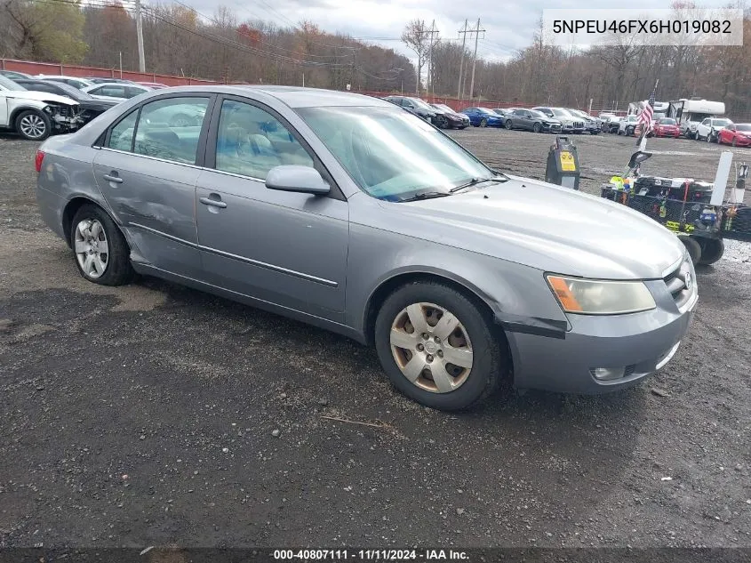 2006 Hyundai Sonata Gls V6/Lx V6 VIN: 5NPEU46FX6H019082 Lot: 40807111