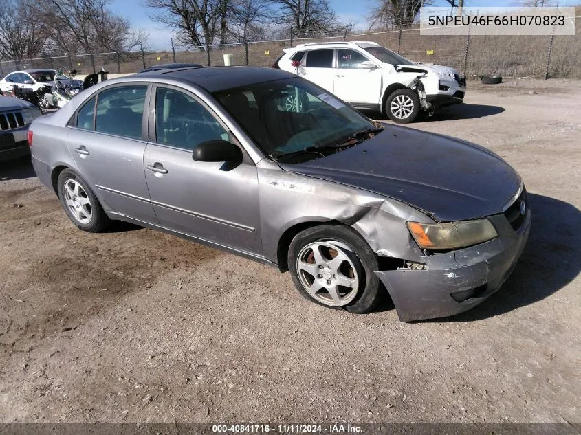 2006 Hyundai Sonata Gls V6/Lx V6 VIN: 5NPEU46F66H070823 Lot: 40841716