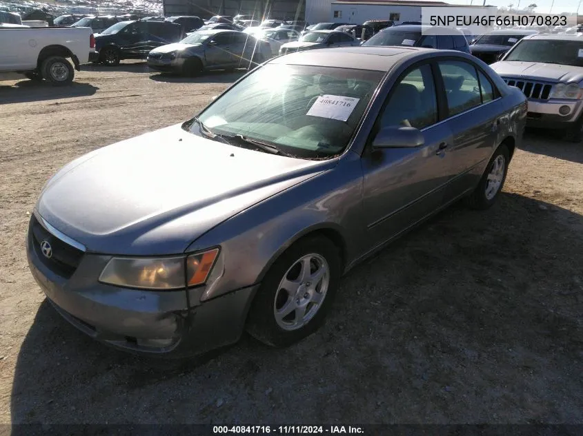 2006 Hyundai Sonata Gls V6/Lx V6 VIN: 5NPEU46F66H070823 Lot: 40841716