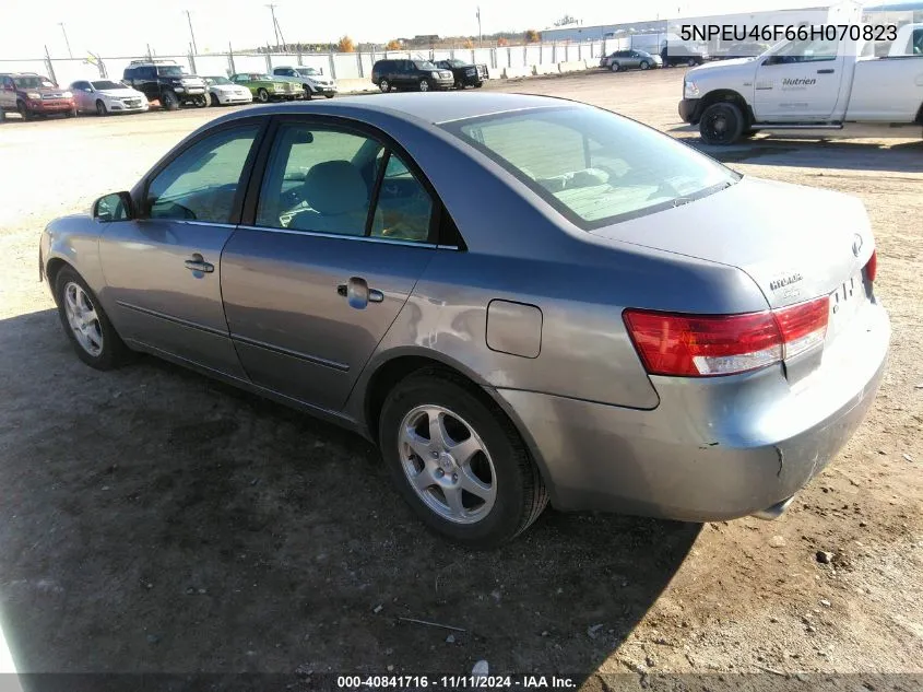 2006 Hyundai Sonata Gls V6/Lx V6 VIN: 5NPEU46F66H070823 Lot: 40841716