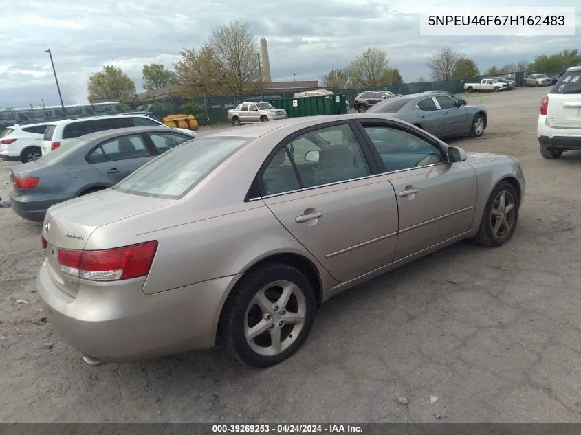 2007 Hyundai Sonata Limited/Se V6 VIN: 5NPEU46F67H162483 Lot: 39269253