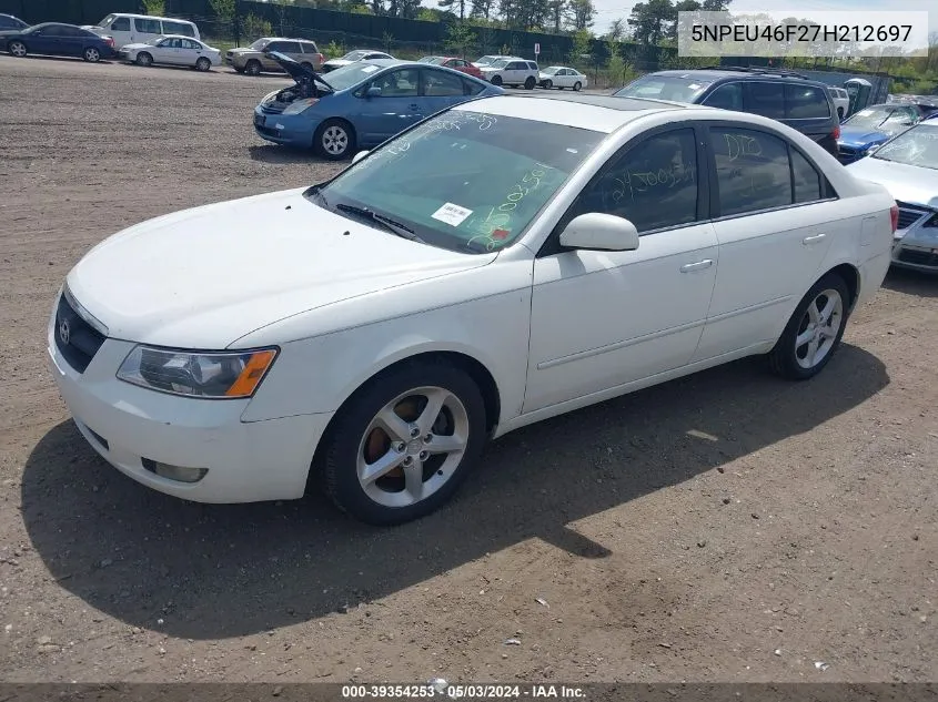 2007 Hyundai Sonata Limited/Se V6 VIN: 5NPEU46F27H212697 Lot: 39354253