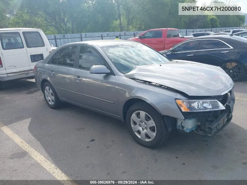 5NPET46CX7H200080 2007 Hyundai Sonata Gls