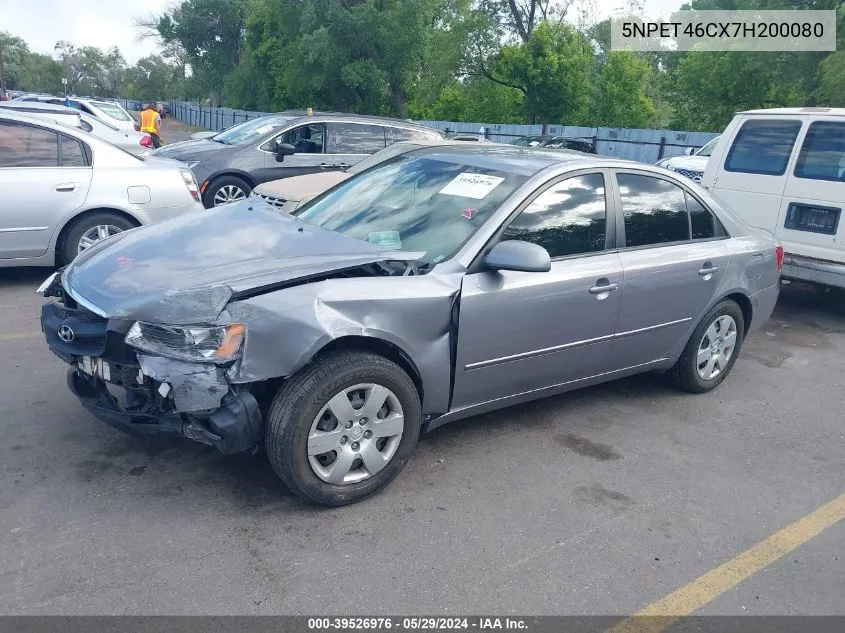 5NPET46CX7H200080 2007 Hyundai Sonata Gls