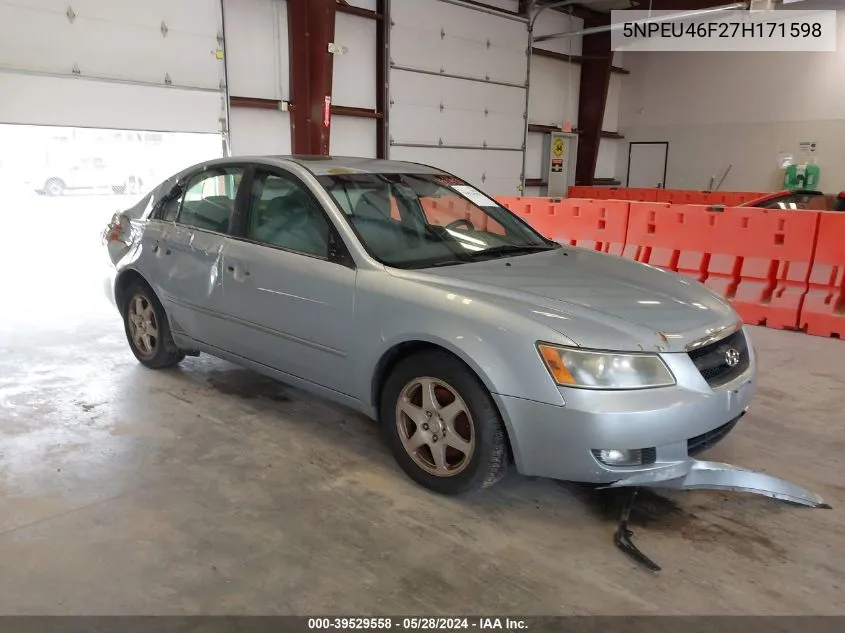 2007 Hyundai Sonata Limited/Se V6 VIN: 5NPEU46F27H171598 Lot: 39529558