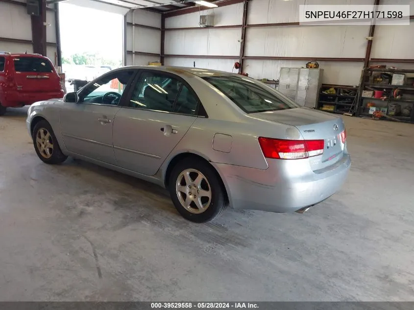 5NPEU46F27H171598 2007 Hyundai Sonata Limited/Se V6