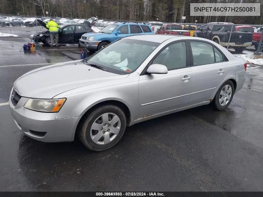 2007 Hyundai Sonata Gls VIN: 5NPET46C97H250081 Lot: 39841703