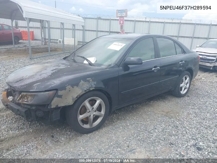 2007 Hyundai Sonata Limited/Se V6 VIN: 5NPEU46F37H289594 Lot: 39912075