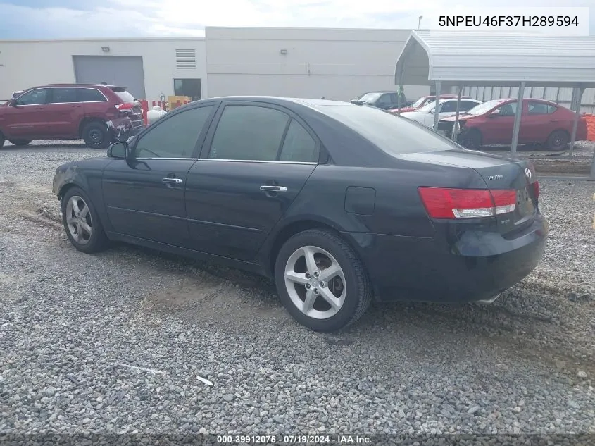 5NPEU46F37H289594 2007 Hyundai Sonata Limited/Se V6