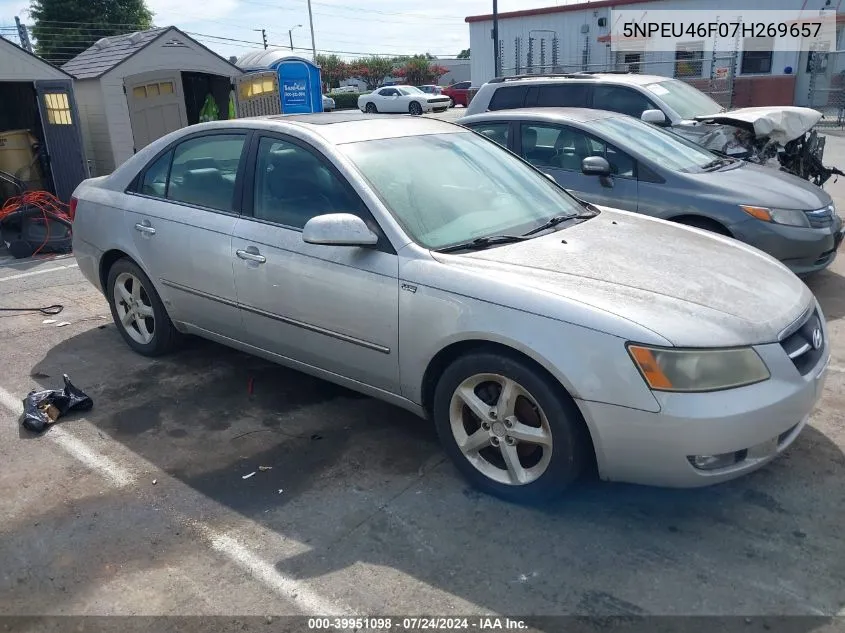 5NPEU46F07H269657 2007 Hyundai Sonata Limited/Se V6