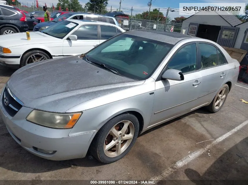 5NPEU46F07H269657 2007 Hyundai Sonata Limited/Se V6