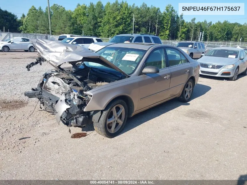 2007 Hyundai Sonata Limited/Se V6 VIN: 5NPEU46F67H175637 Lot: 40054741