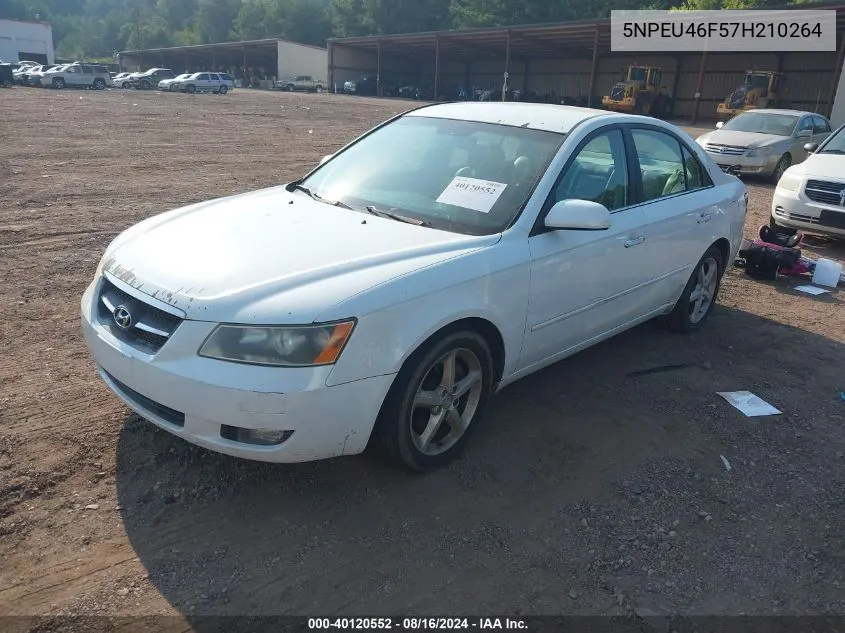 5NPEU46F57H210264 2007 Hyundai Sonata Limited/Se V6