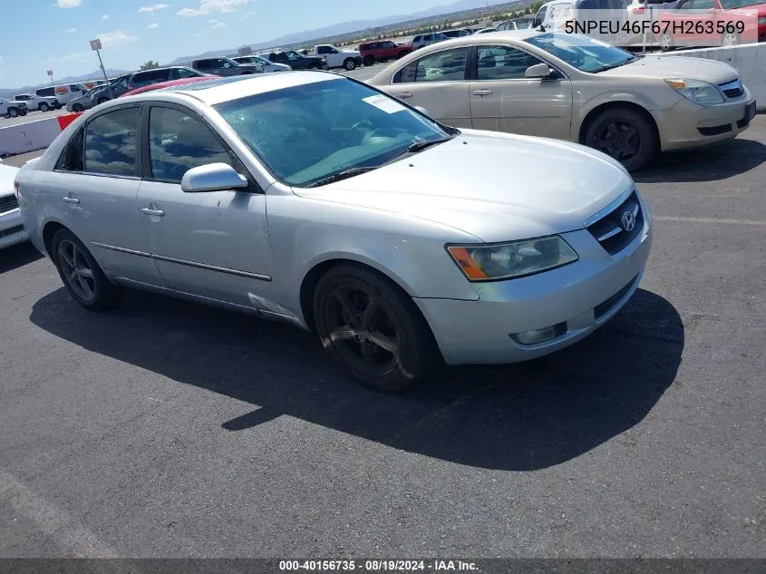 2007 Hyundai Sonata Limited/Se V6 VIN: 5NPEU46F67H263569 Lot: 40156735