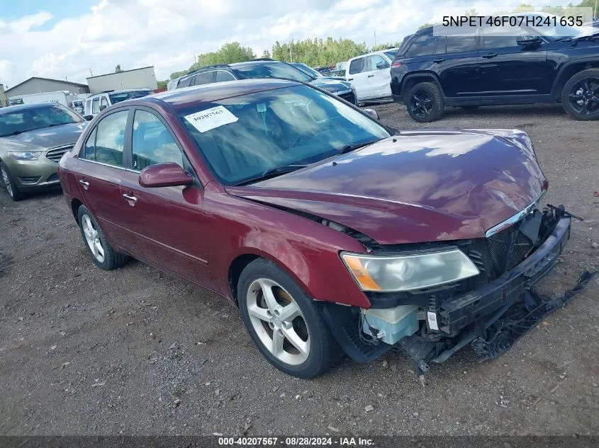 5NPET46F07H241635 2007 Hyundai Sonata