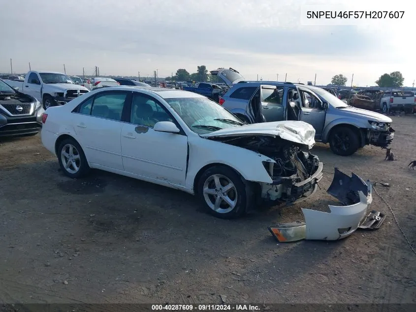 5NPEU46F57H207607 2007 Hyundai Sonata Limited/Se V6