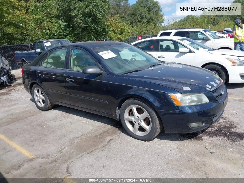 5NPEU46F07H288077 2007 Hyundai Sonata Limited/Se V6