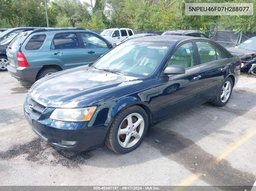 5NPEU46F07H288077 2007 Hyundai Sonata Limited/Se V6